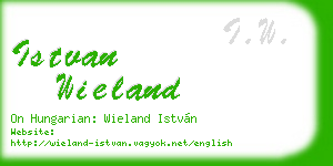 istvan wieland business card